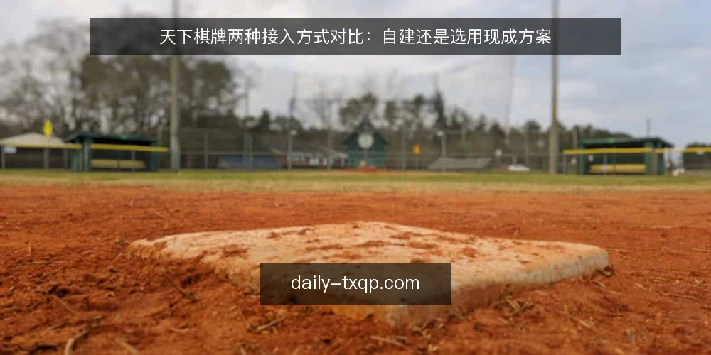 天下棋牌两种接入方式对比：自建还是选用现成方案 — 先定评估维度 配图